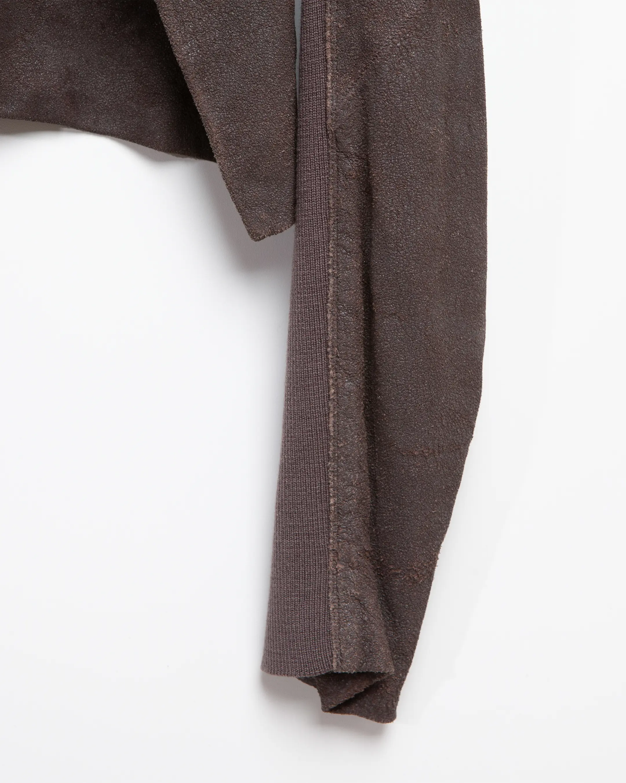 blistered lambskin jacket